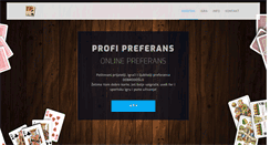 Desktop Screenshot of profipreferans.com